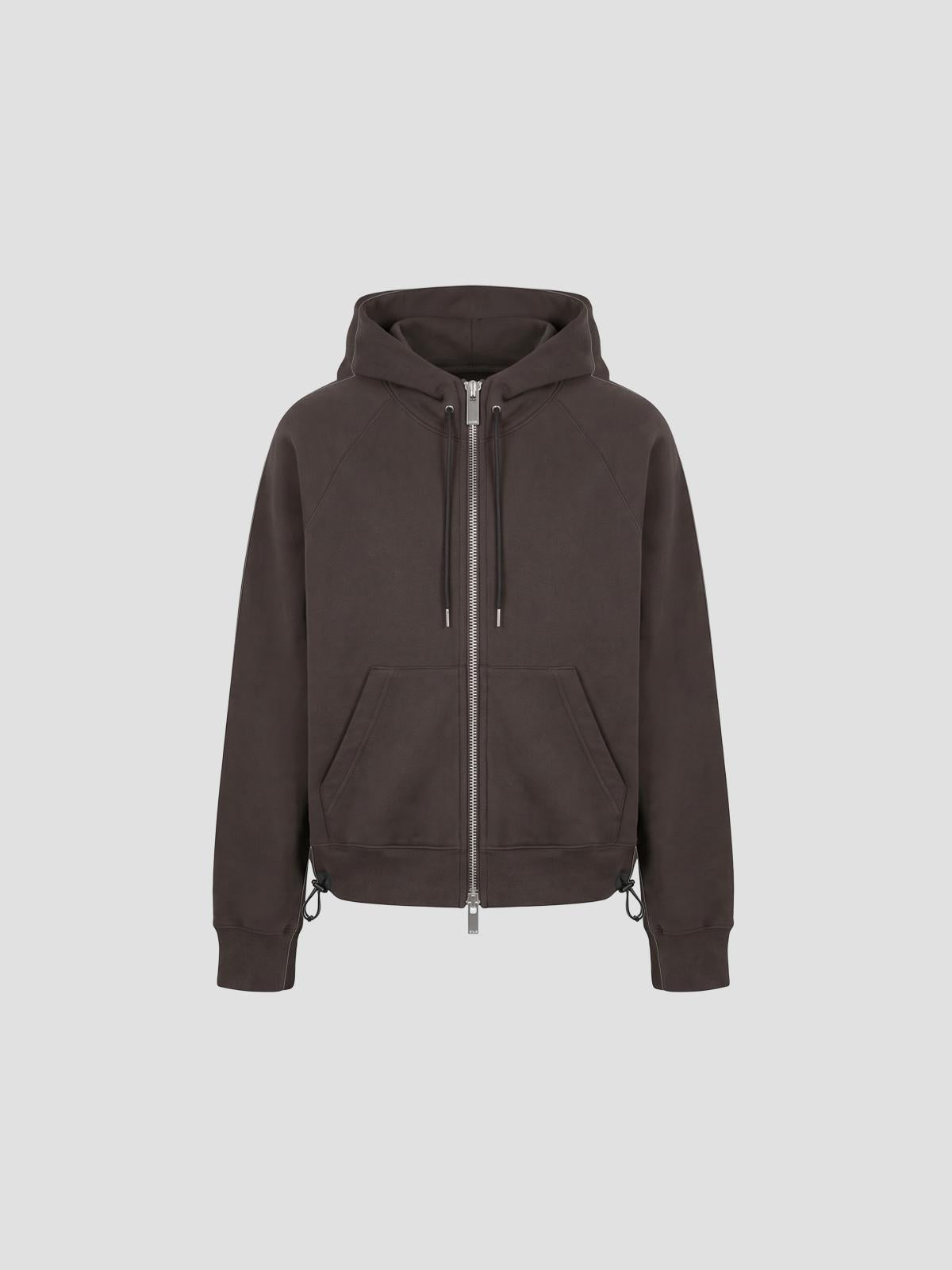 Cotton jersey hoodie