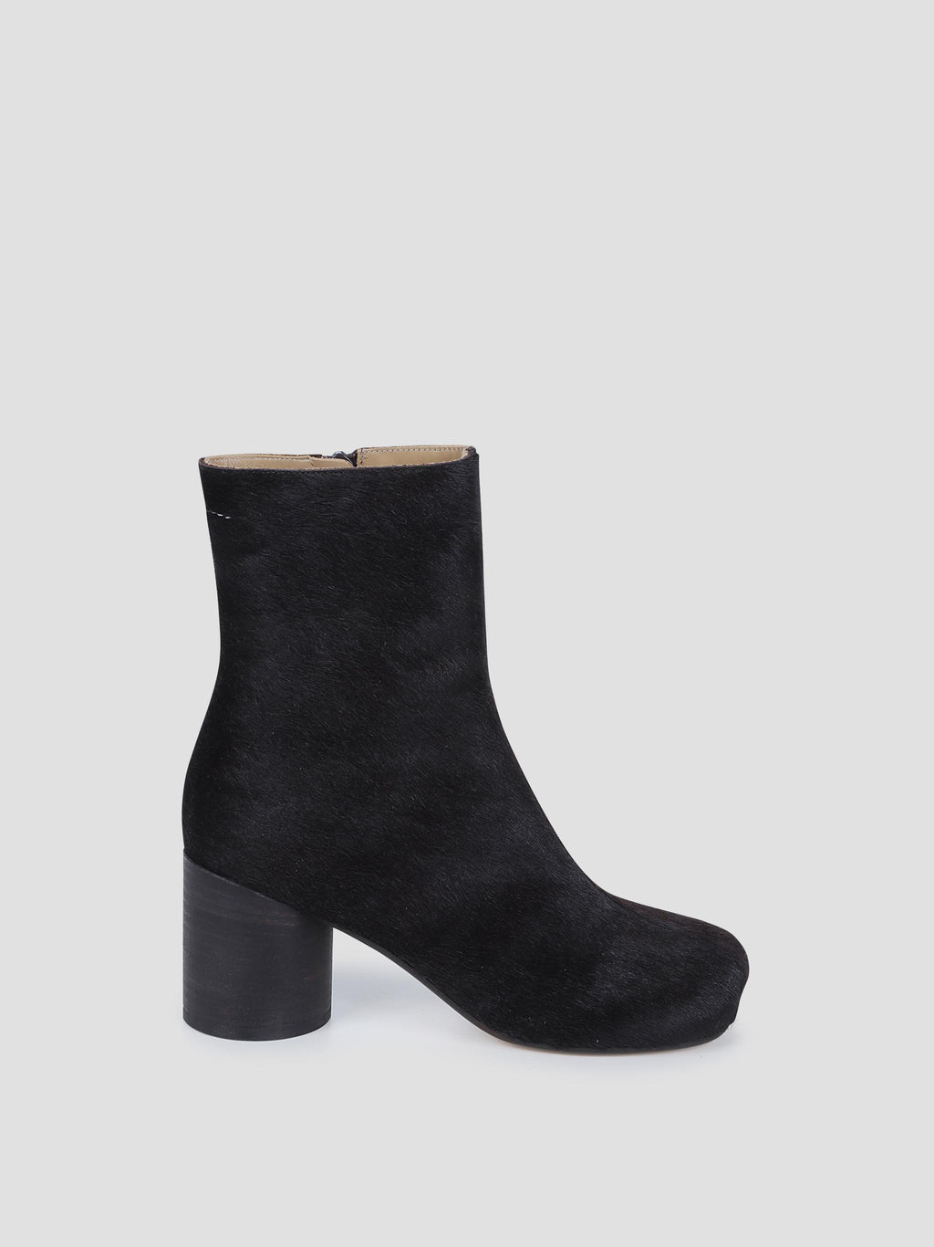 Haircalf square-toe ankle boots