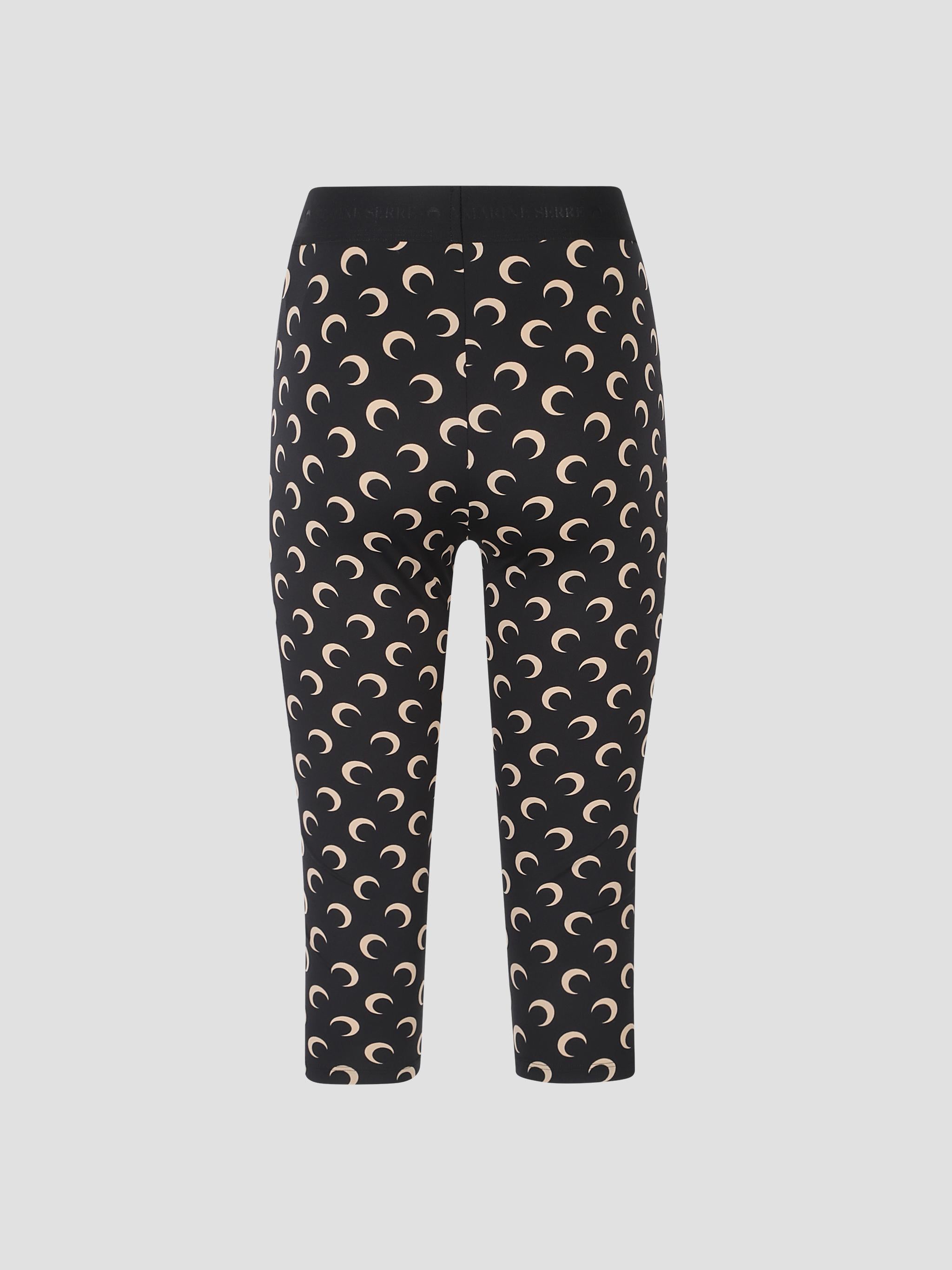Moon printed capri pants