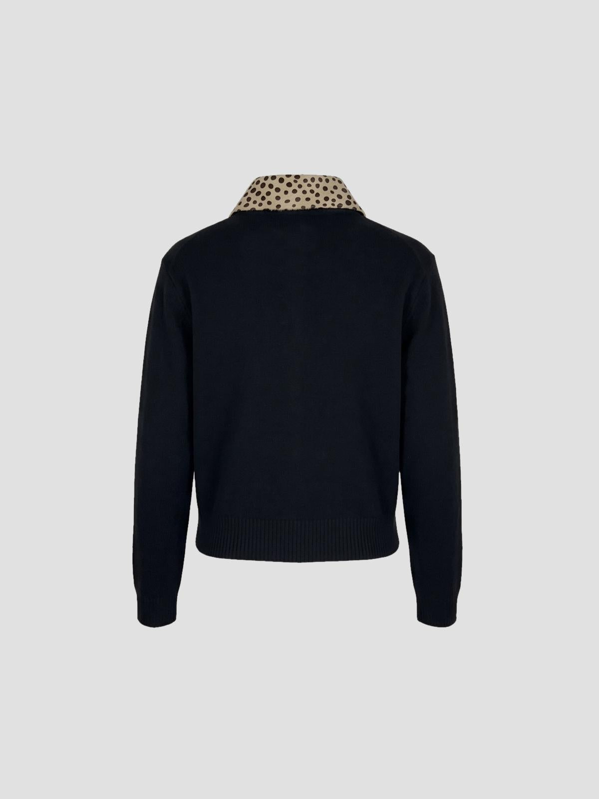 Collar cardigan