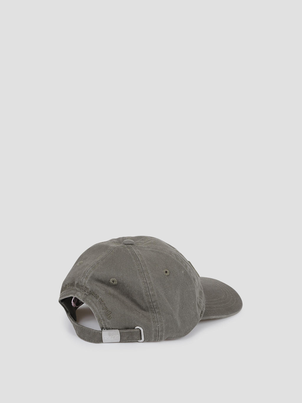 Washed cotton canvas cap emb