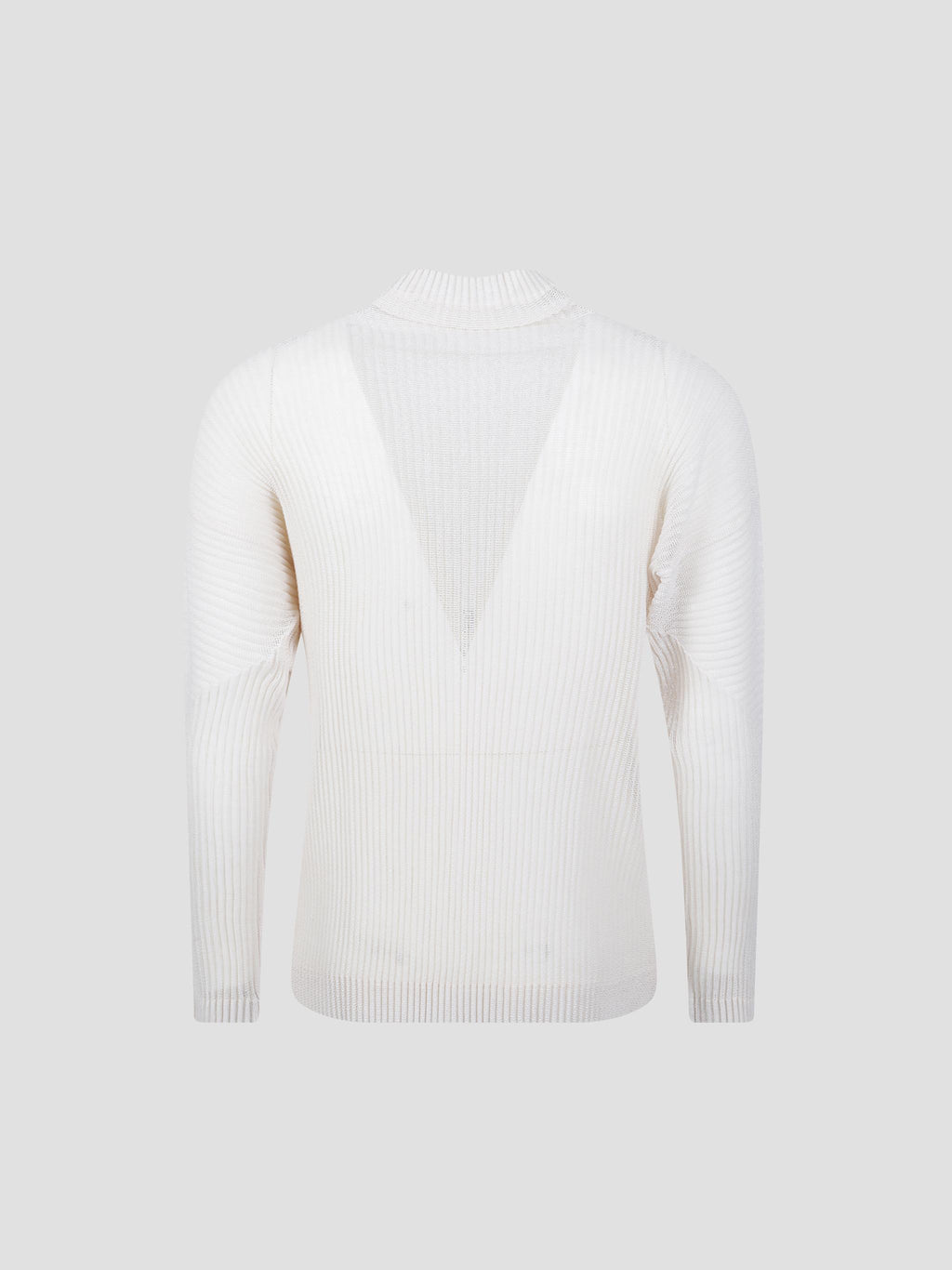 Rustic mesh high-neck top