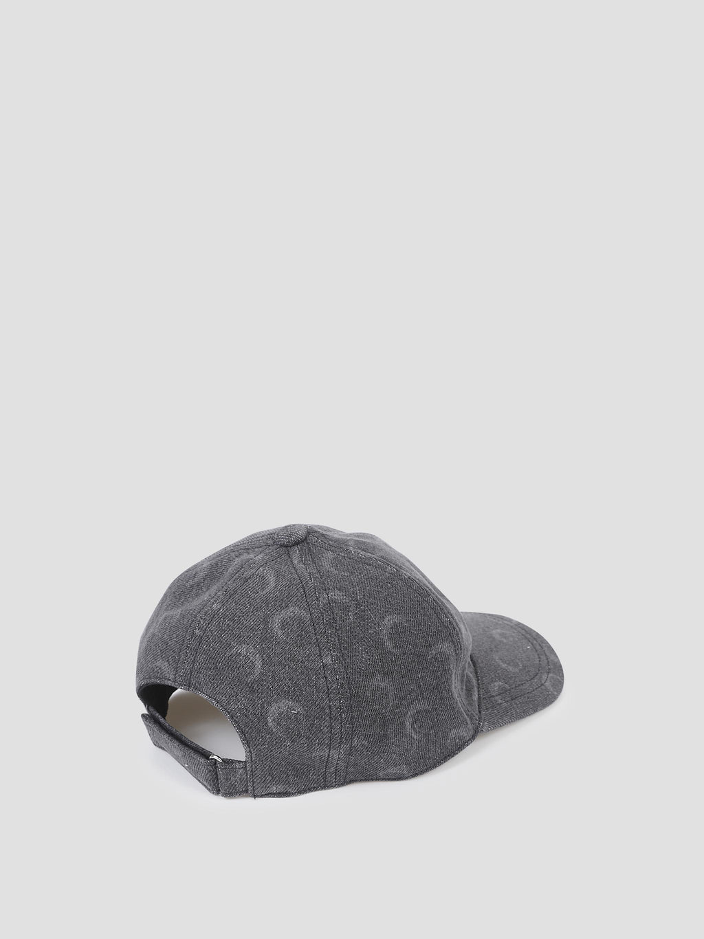 Moon laser denim baseball cap