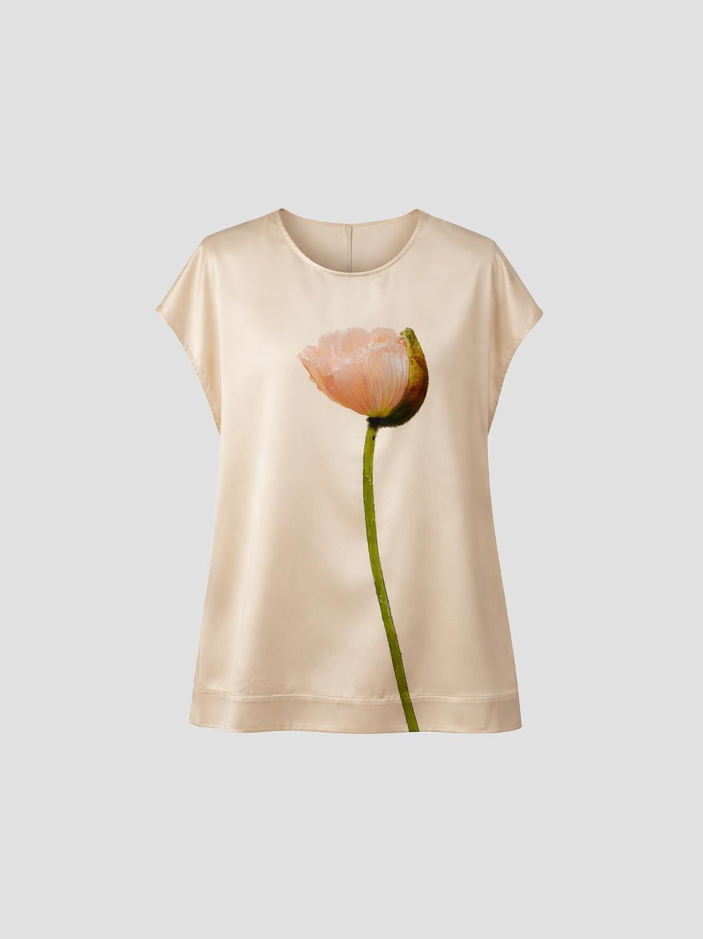 Simone Rocha Poppy motif smock top in white