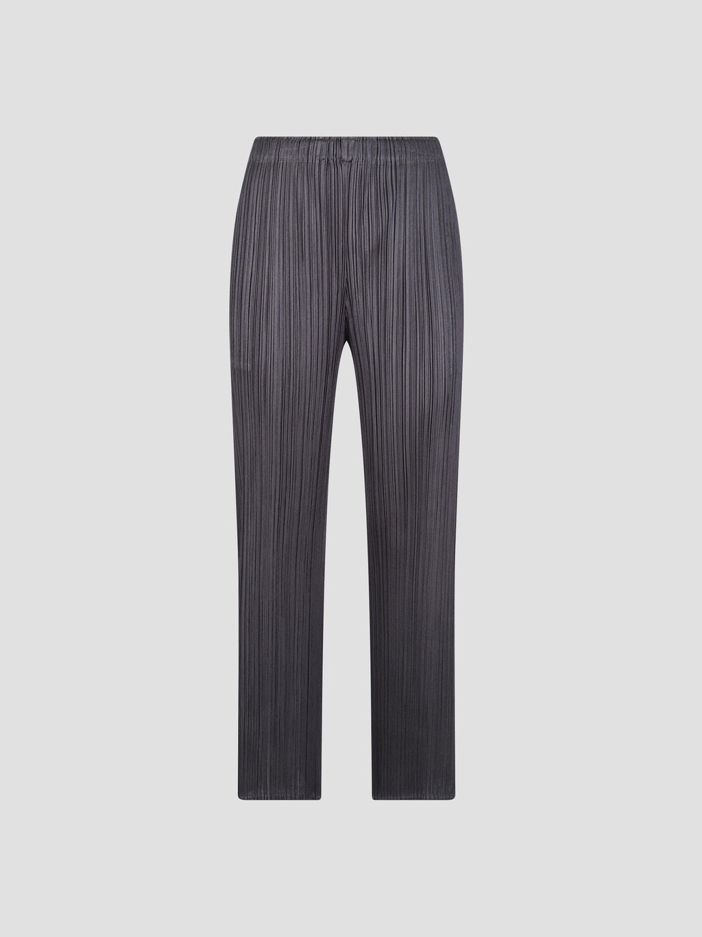 Monthly colors august slit-hem trousers