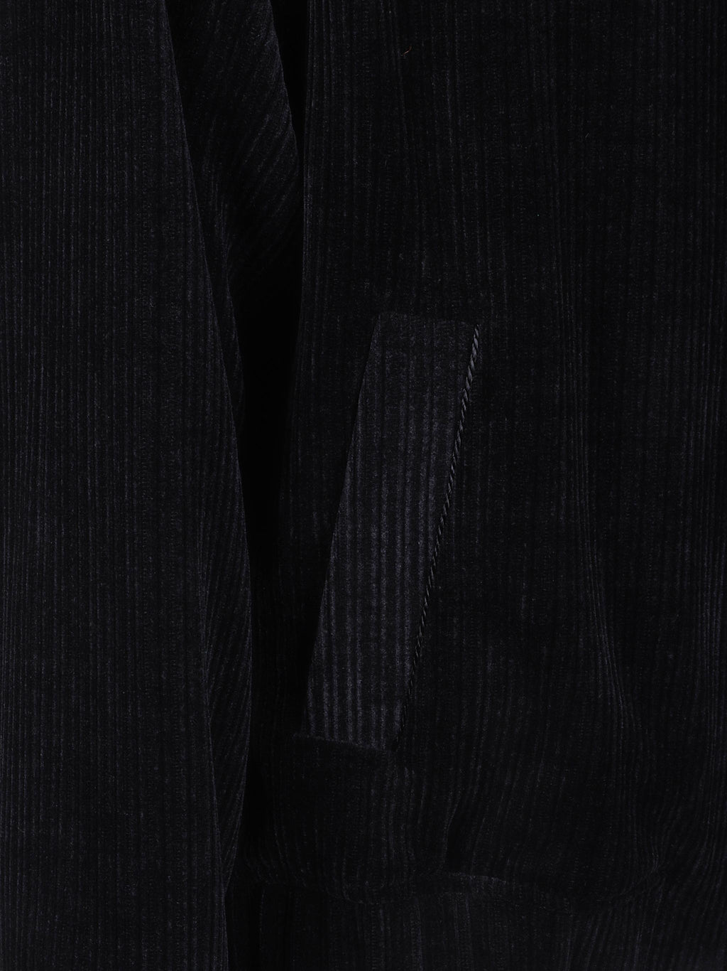 Velour corduroy track jacket