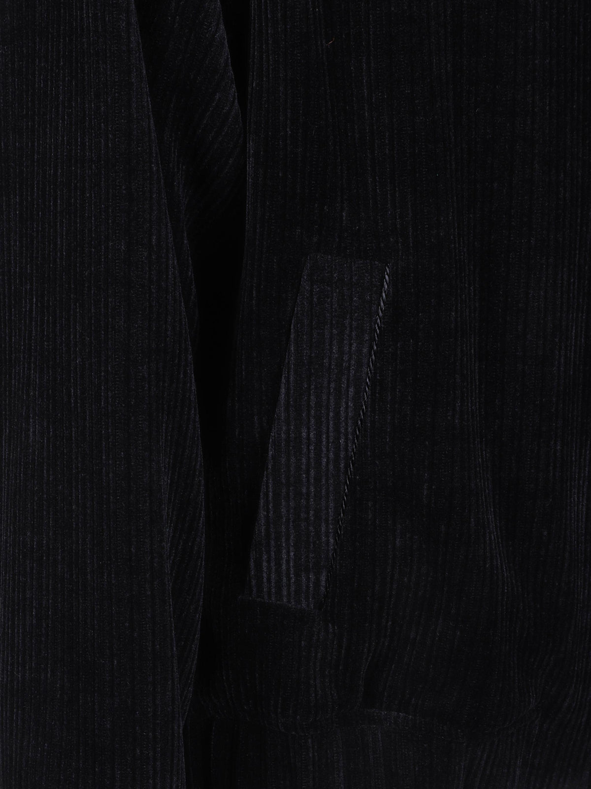 Velour corduroy track jacket