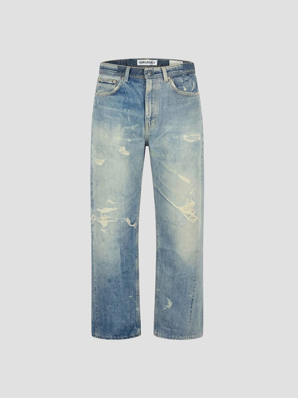 Third cut jeans denim print