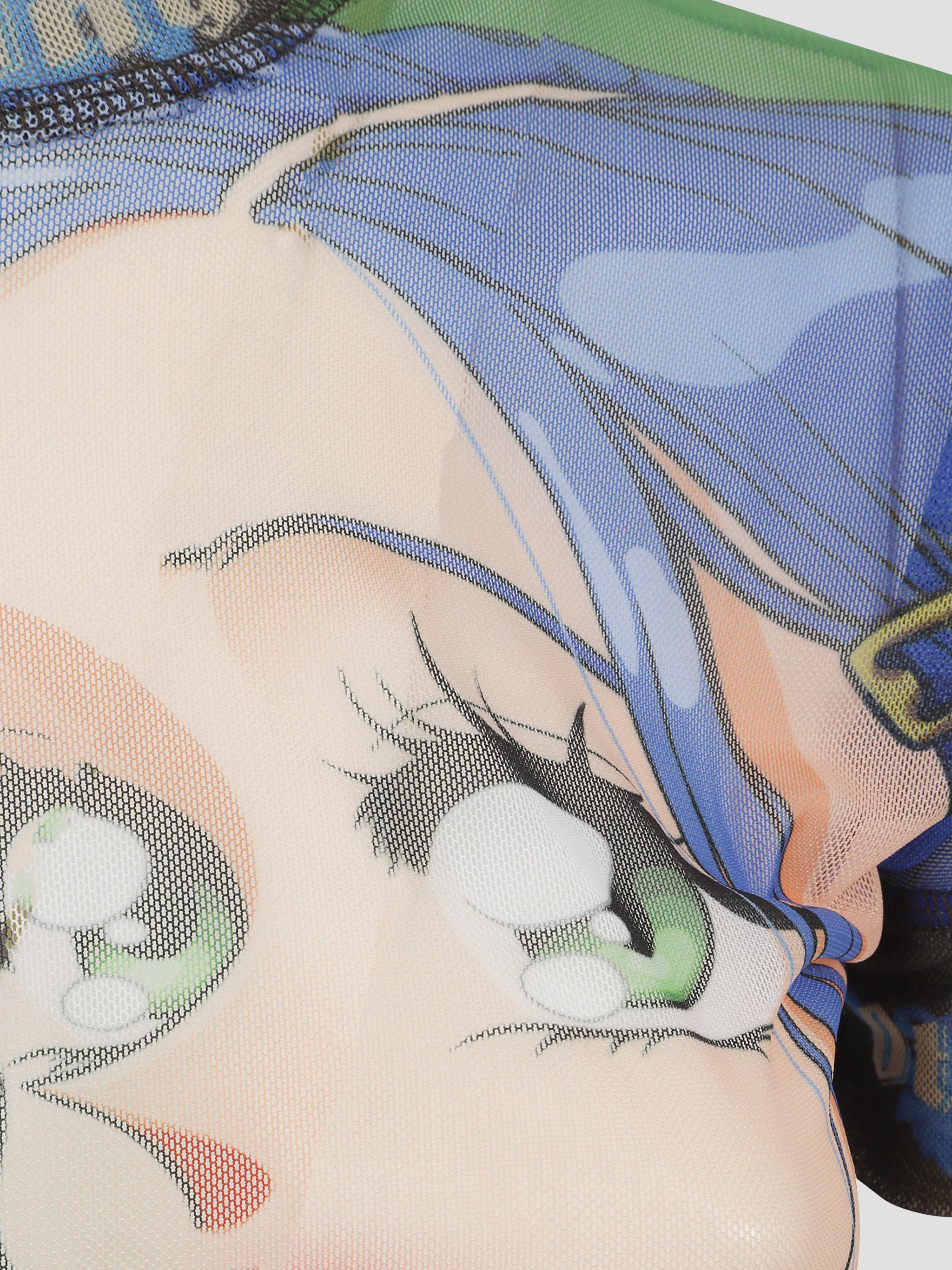 Knitted mesh t-shirt