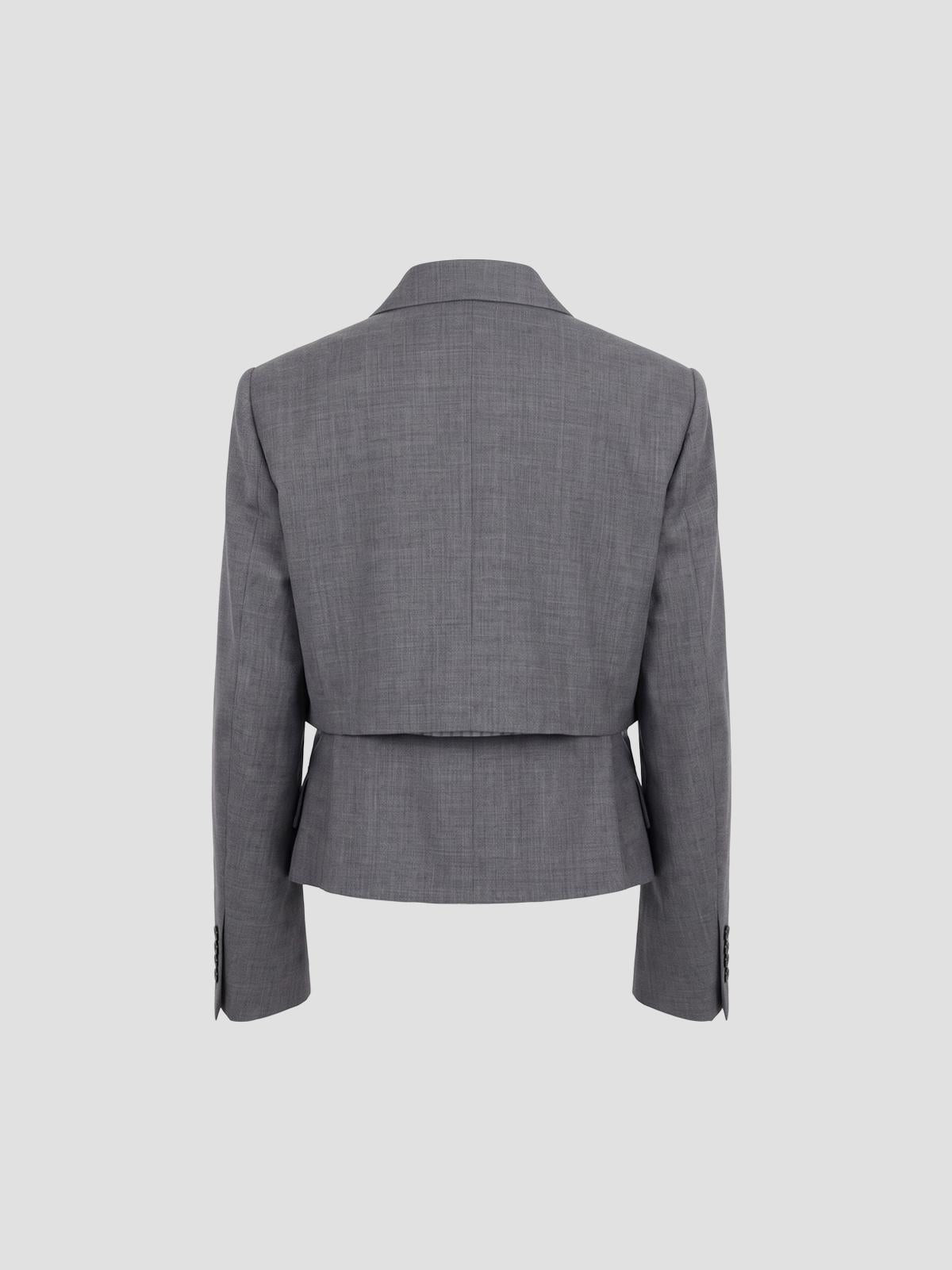 Suiting x poplin jacket