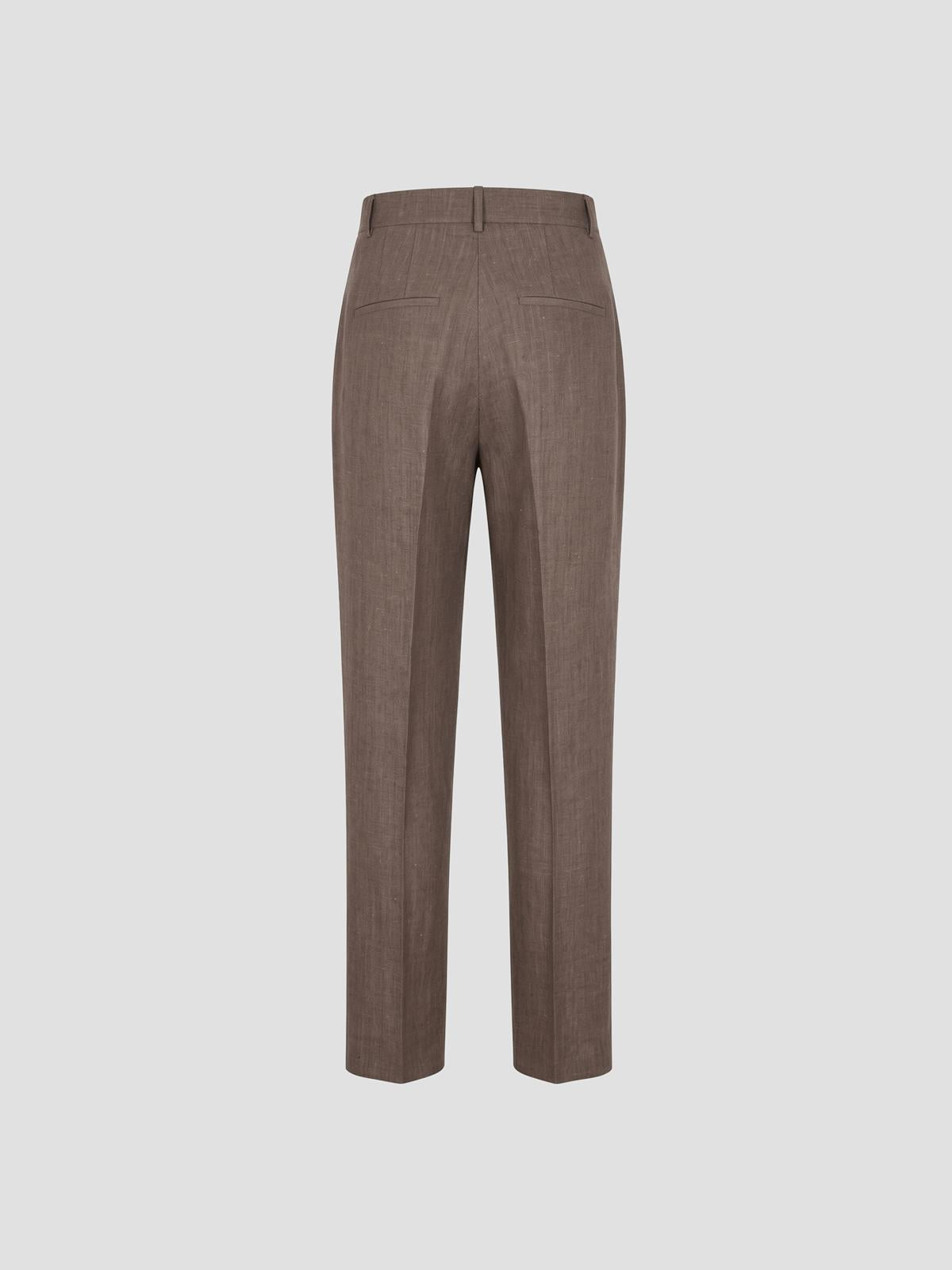 Daria - single pleat tapered trousers