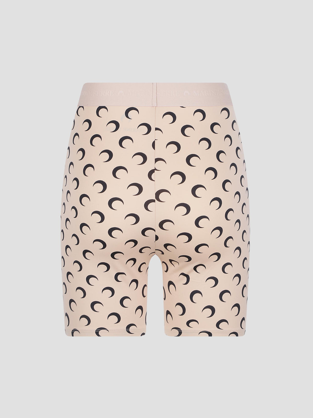 Moon printed biker shorts