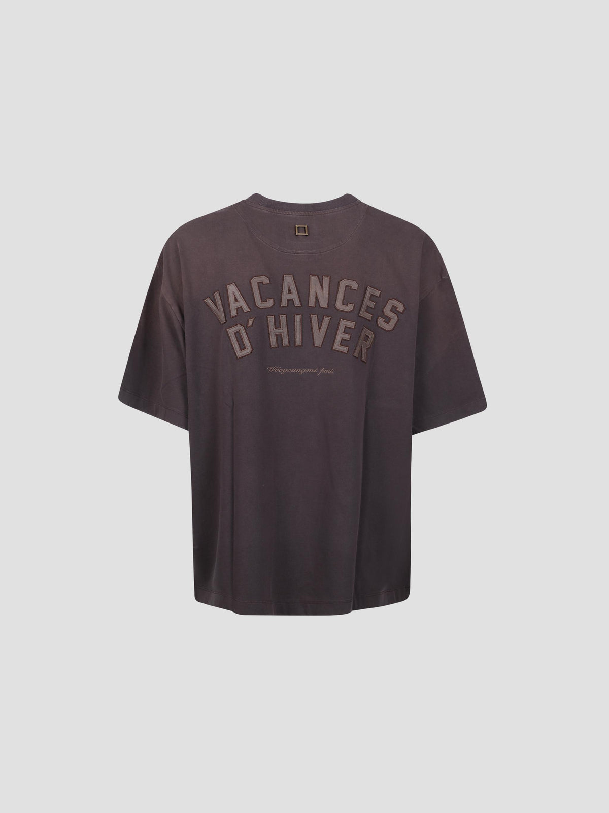 Washed logo cotton t-shirt