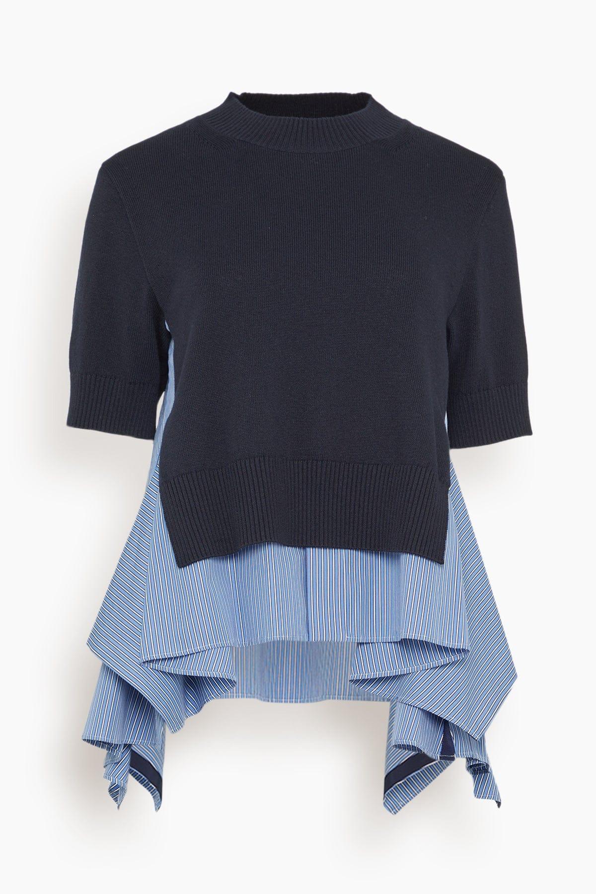 Poplin pullover