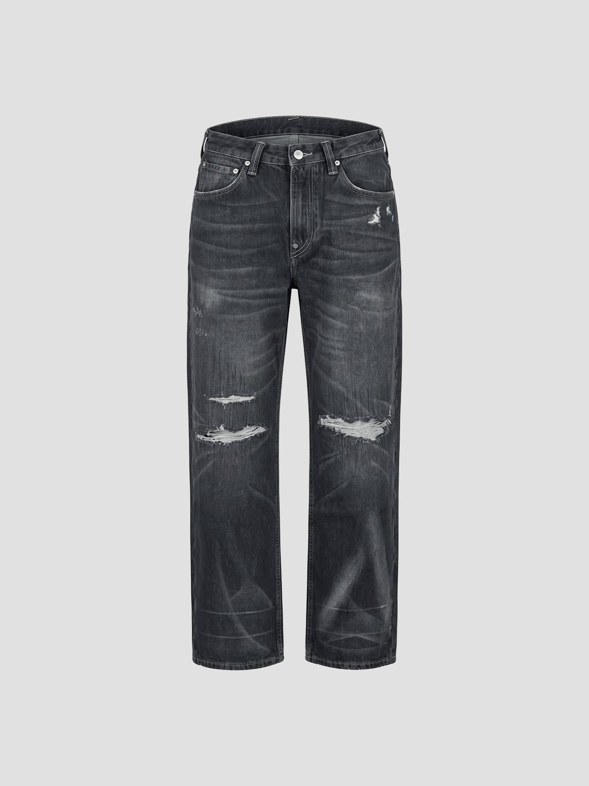 Ej, distressed 5p jeans