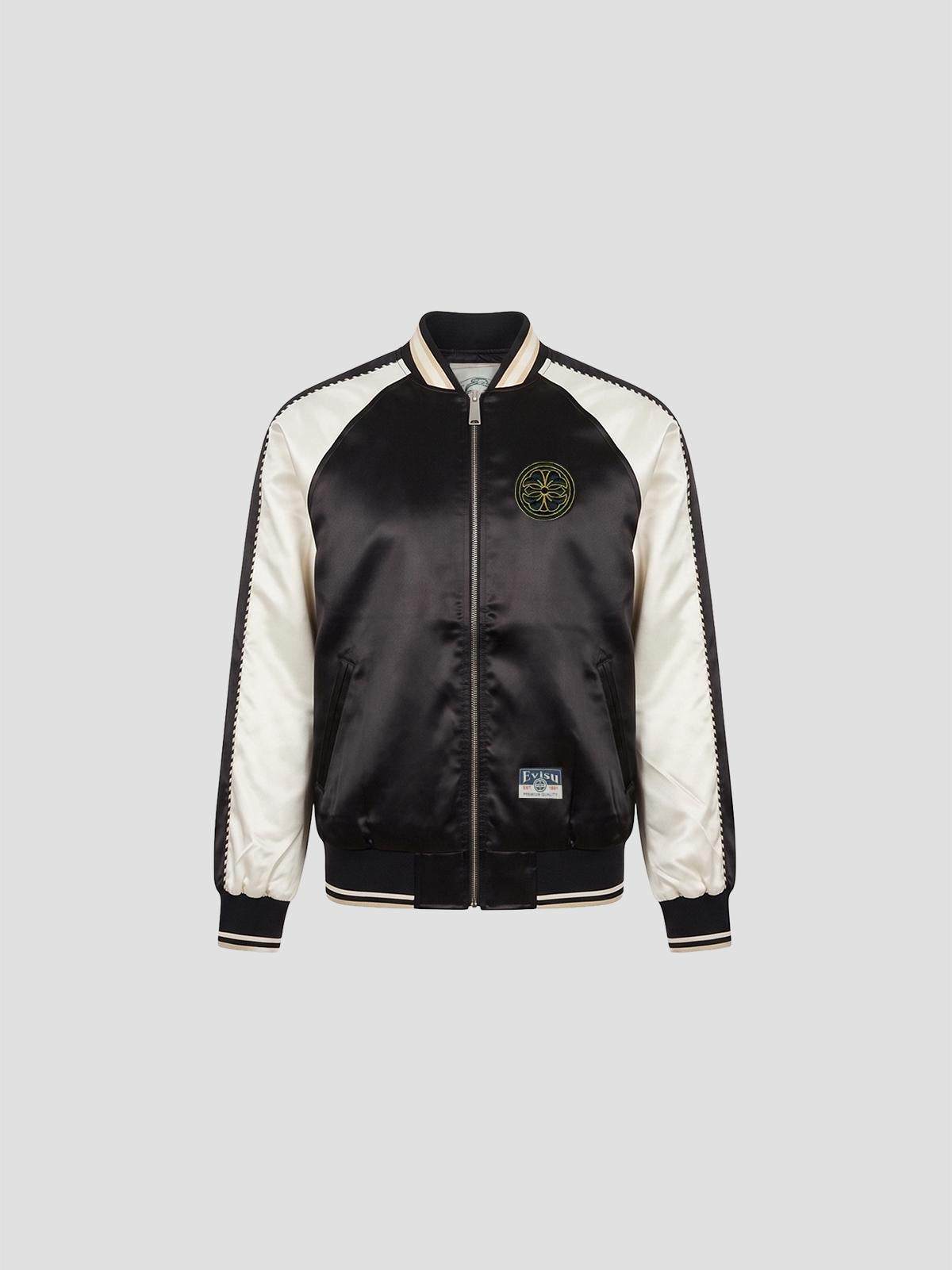Ht, whale emb. souvenior jacket
