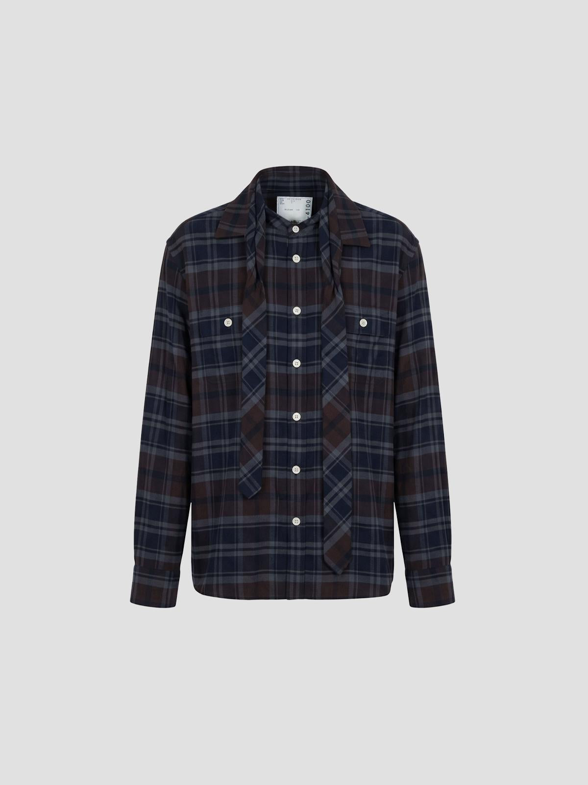 Plaid flannel shirt