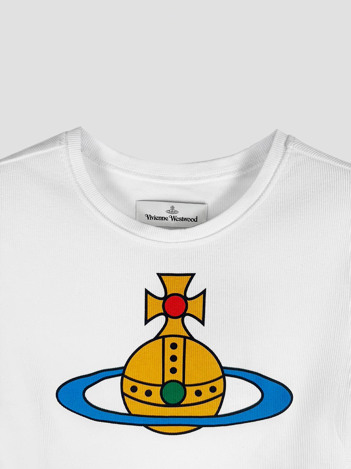 Oversized orb baby peru' tee