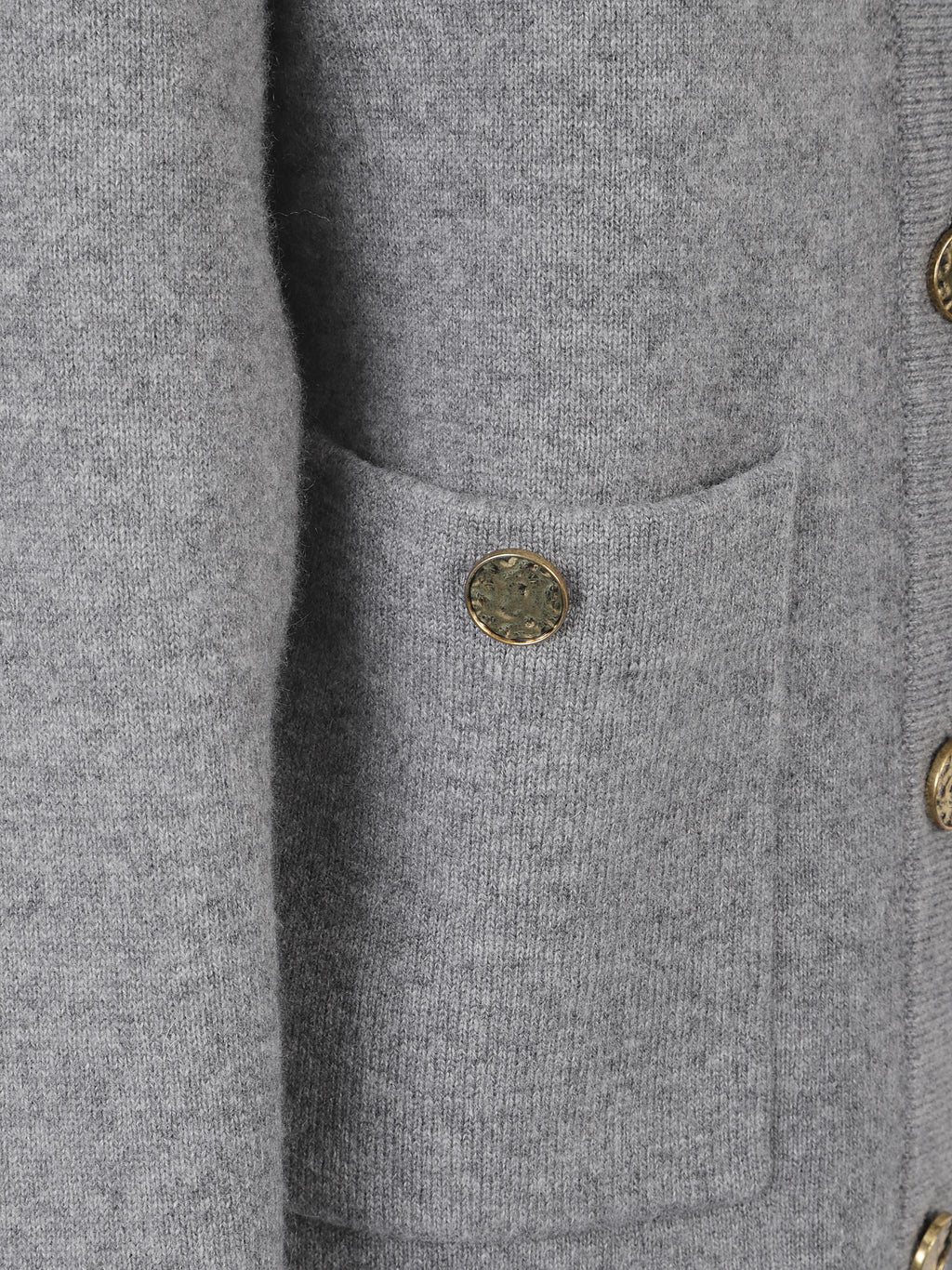 Hammered button cardigan
