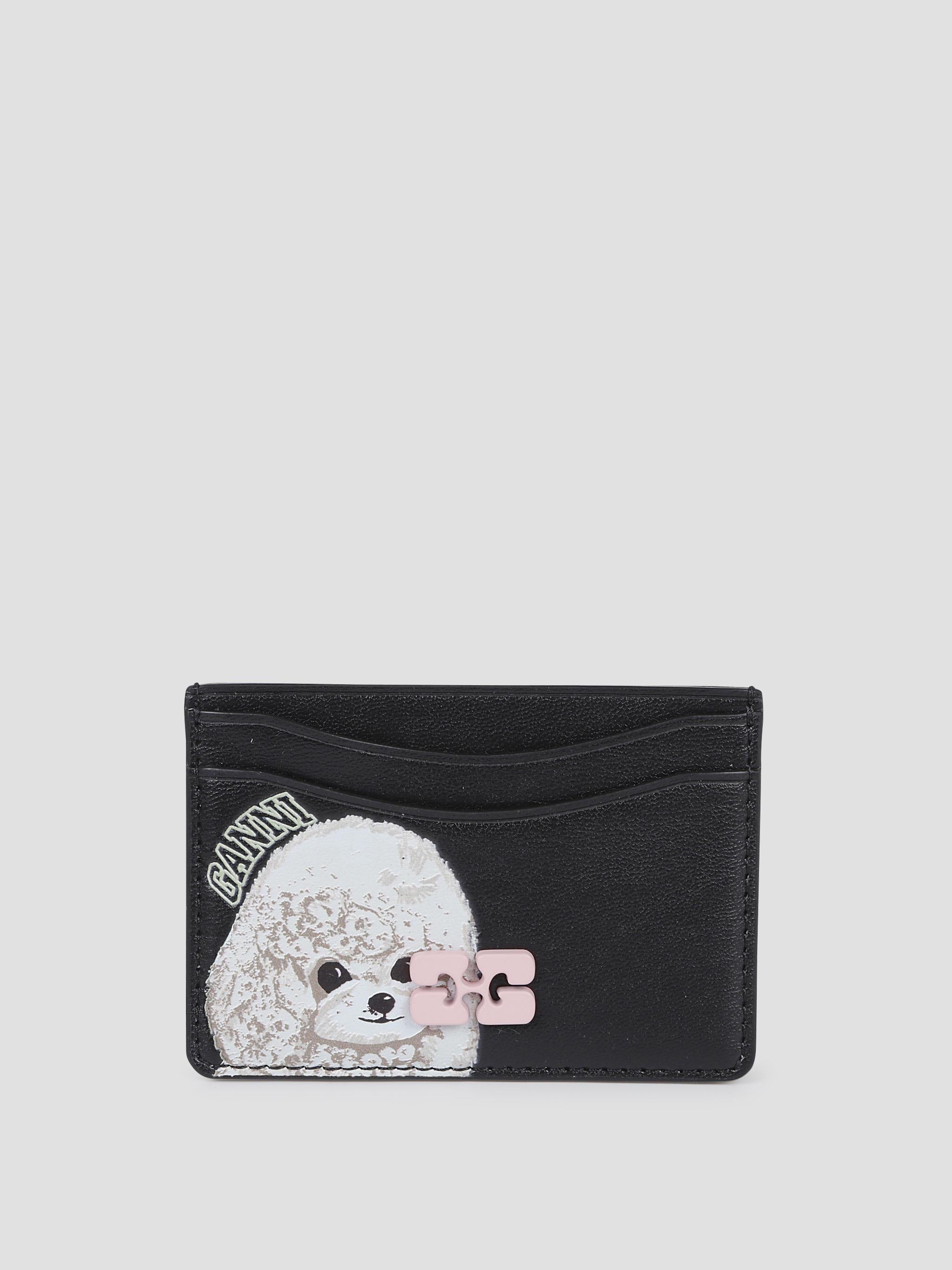 Ganni bou card holder animals