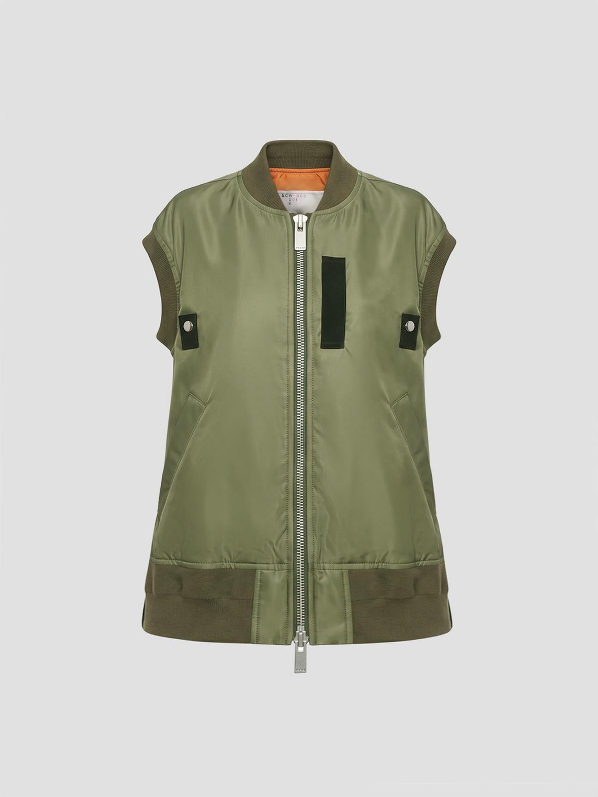 Nylon twill vest