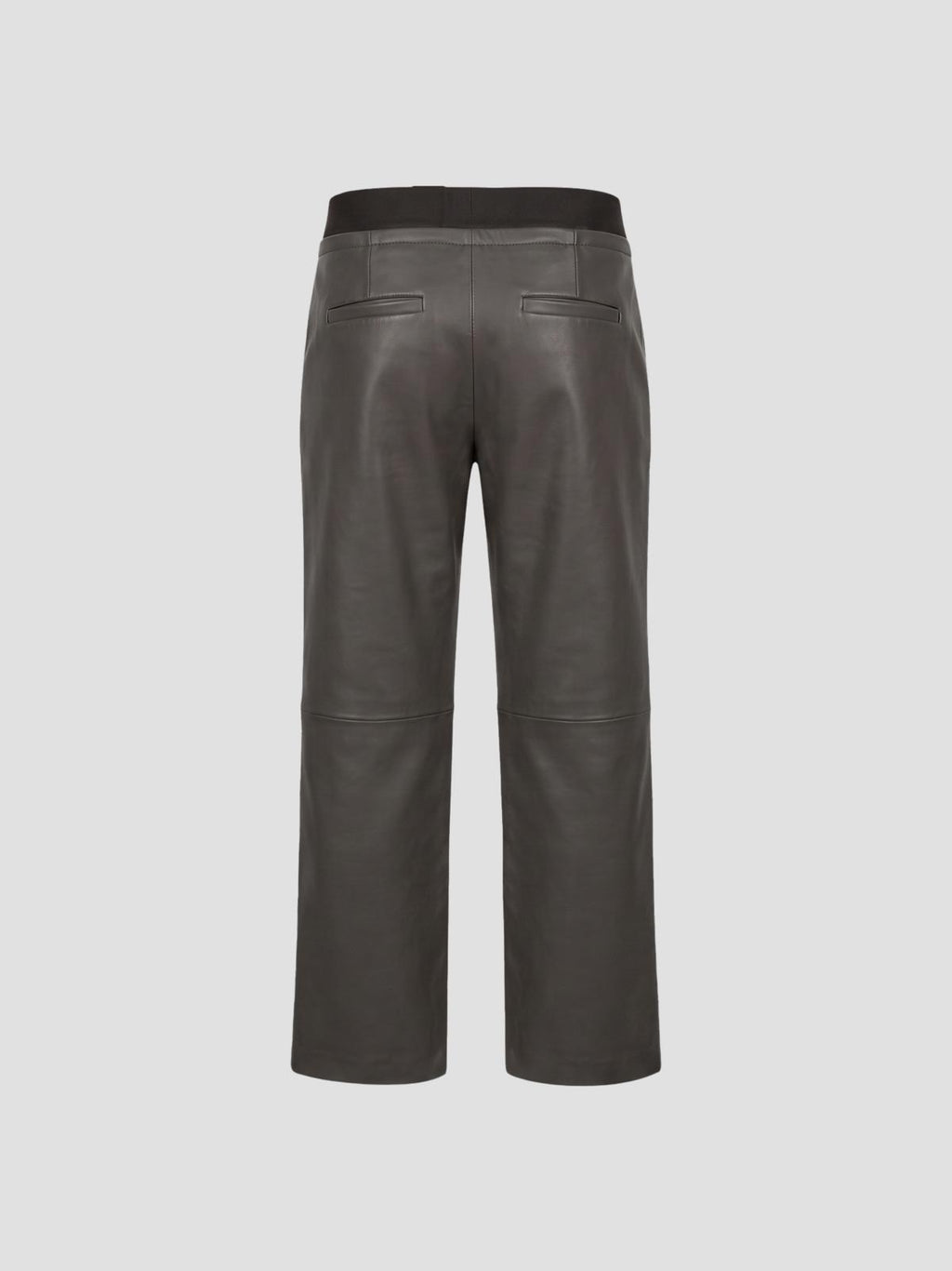 Rali leather pants belted