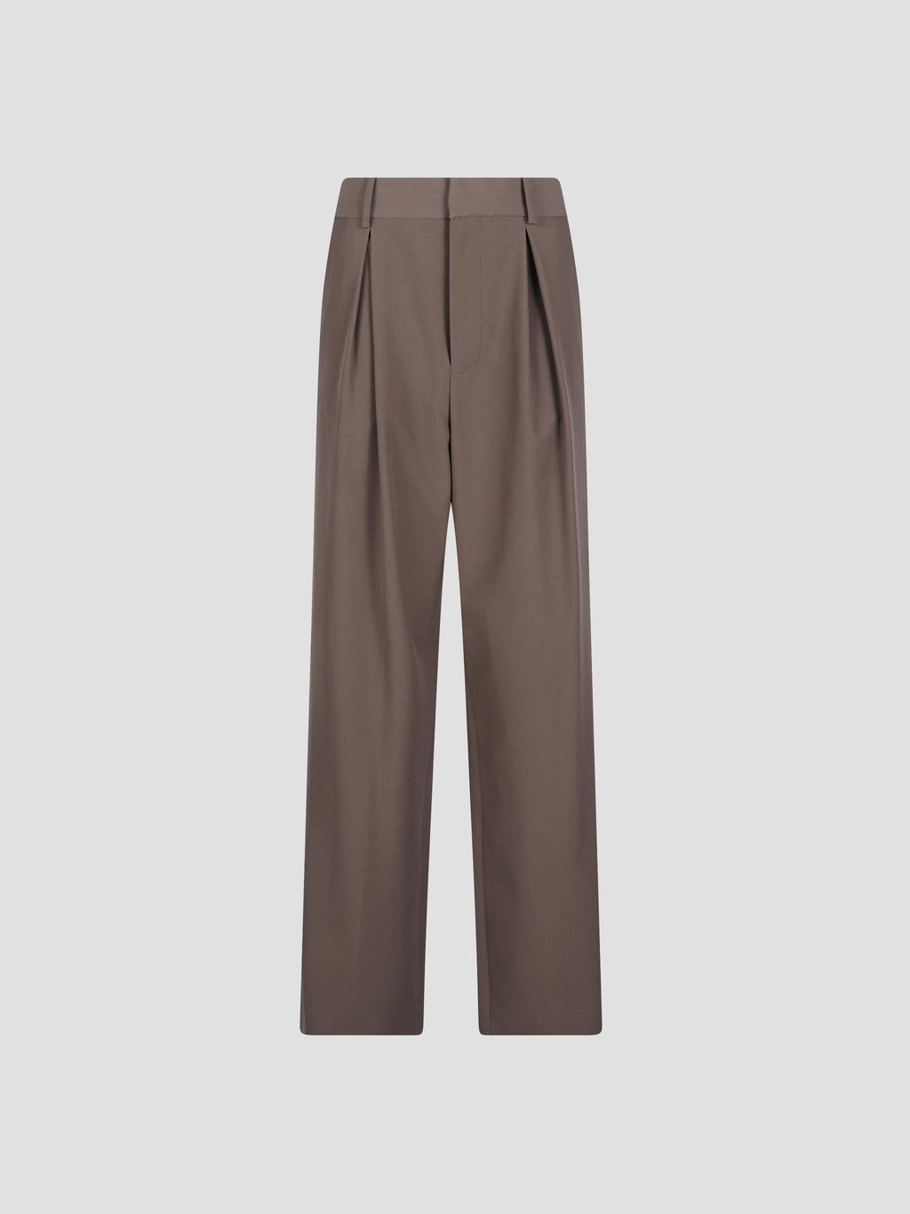 Mannequin-label pleated trousers