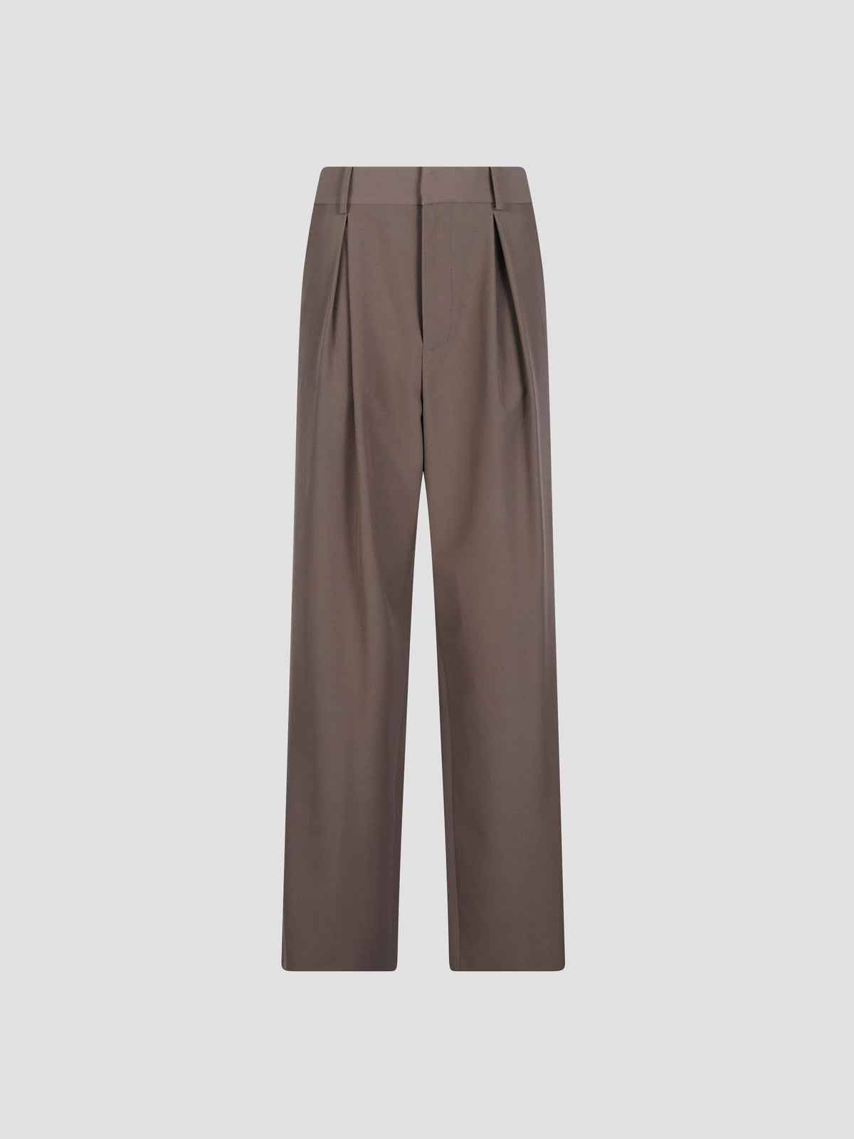 Mannequin-label pleated trousers