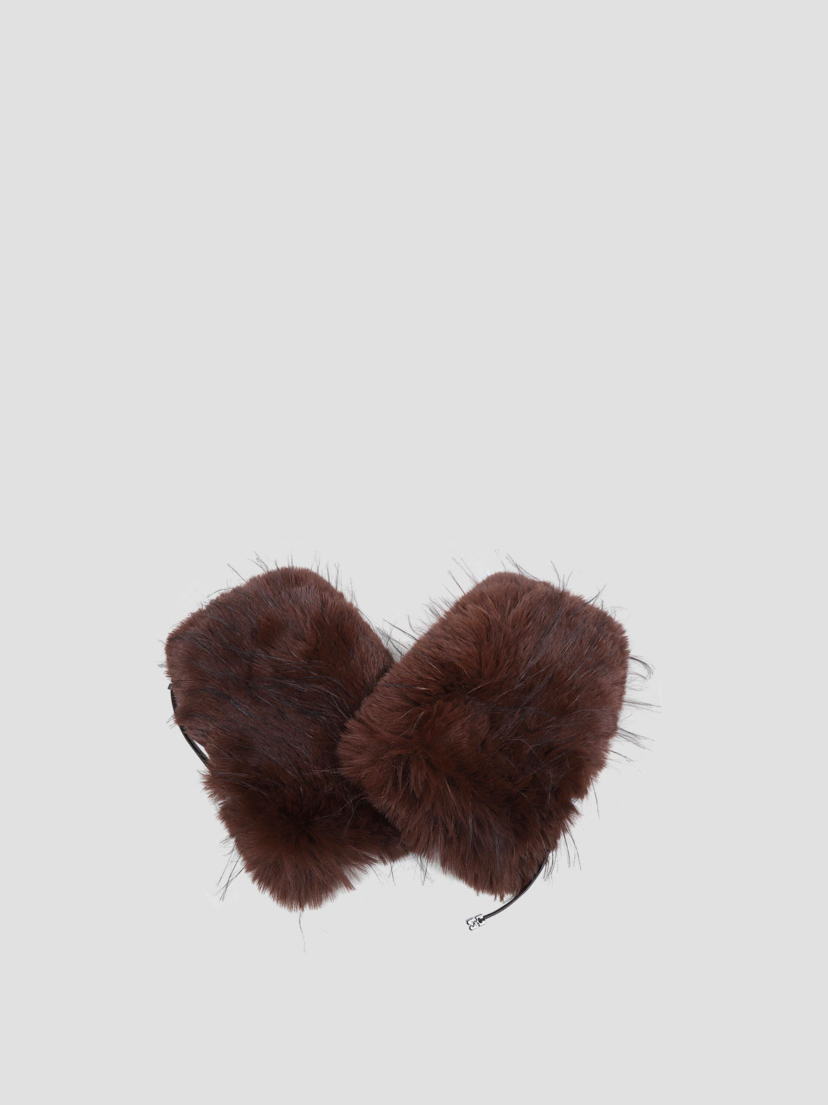 Alternative fur mittens