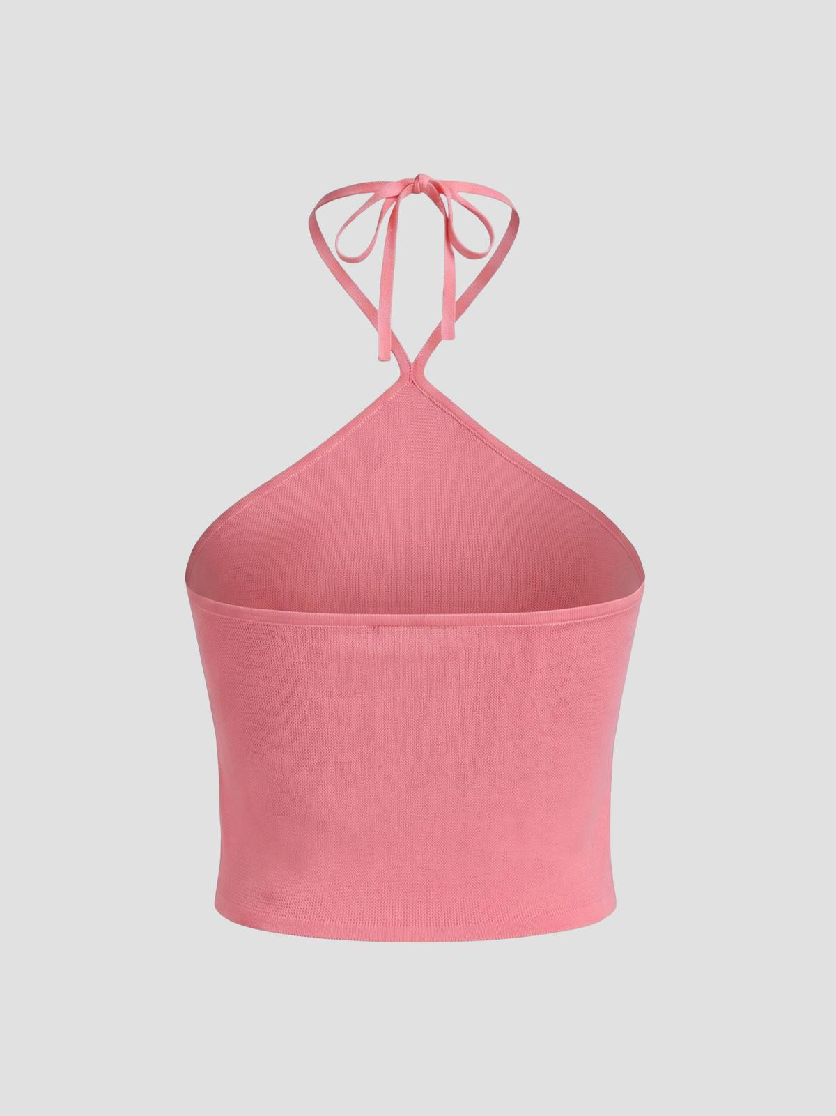 Dana knitted crop top