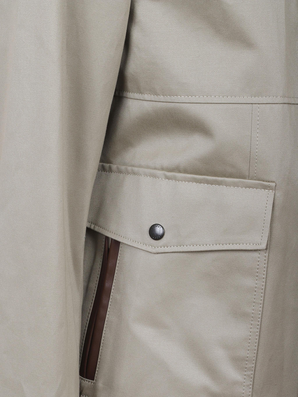 Cotton chino blouson