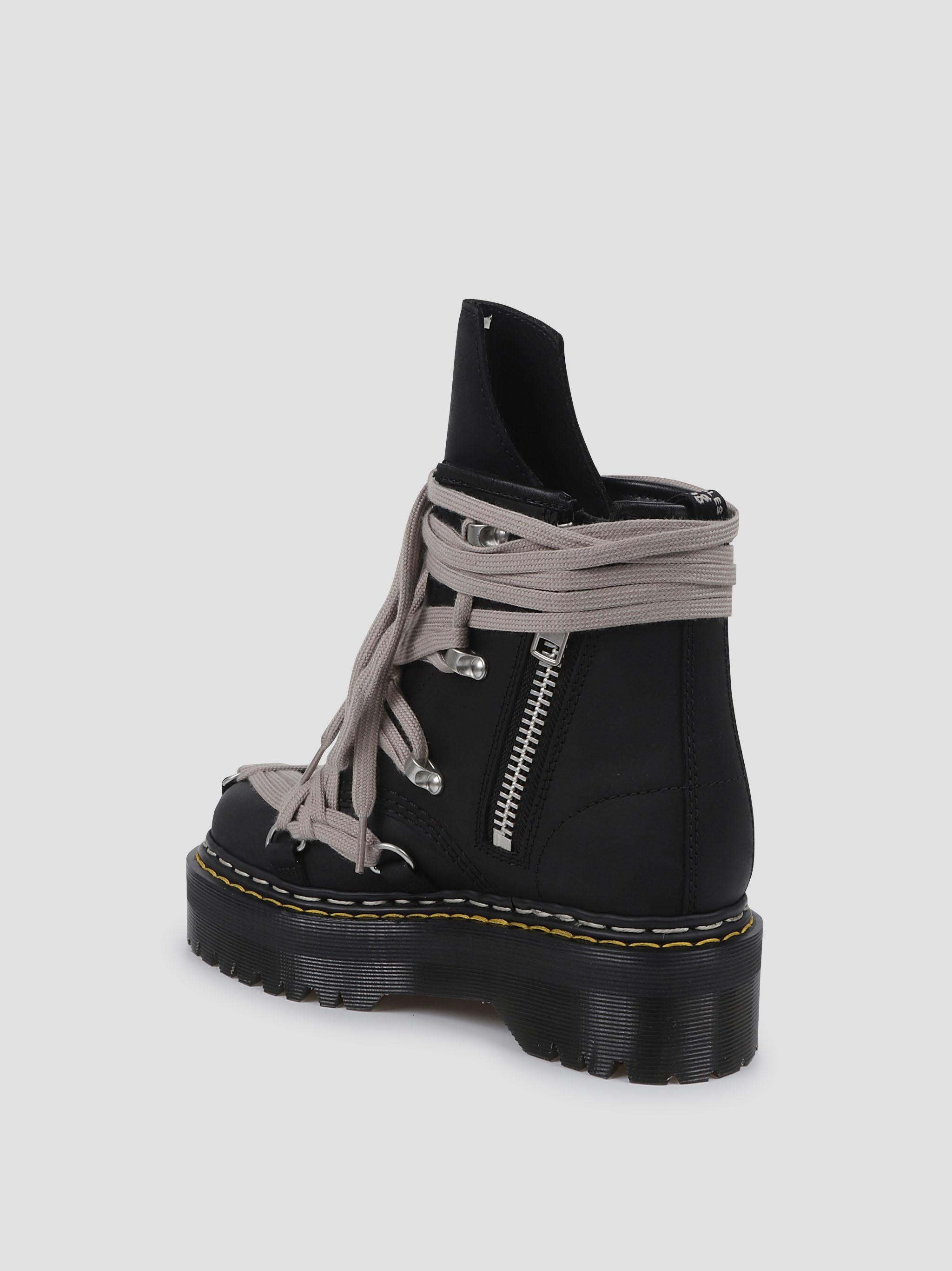 Rick owens dr martens quad sole megalace boot