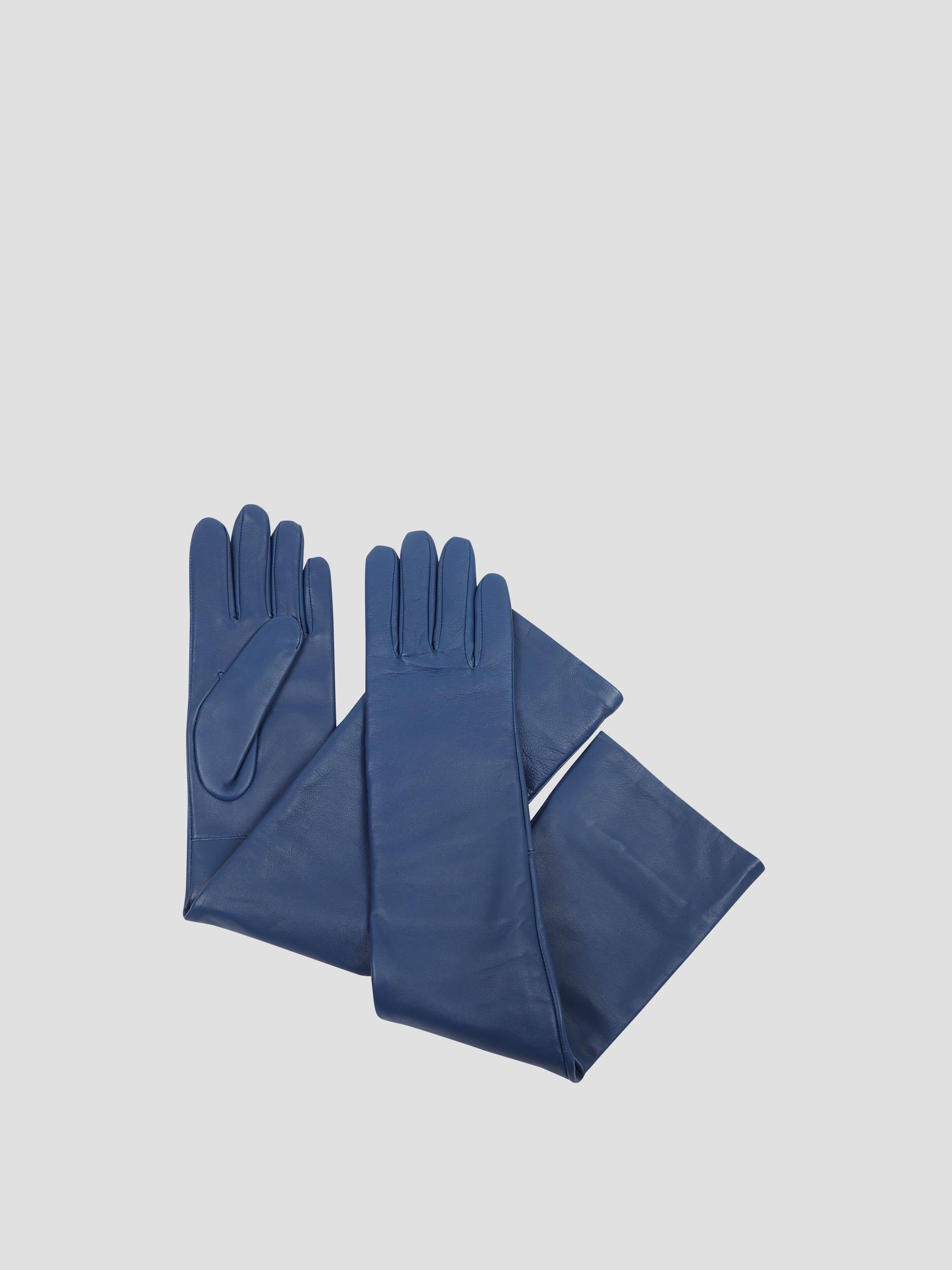 Veneto long leather gloves
