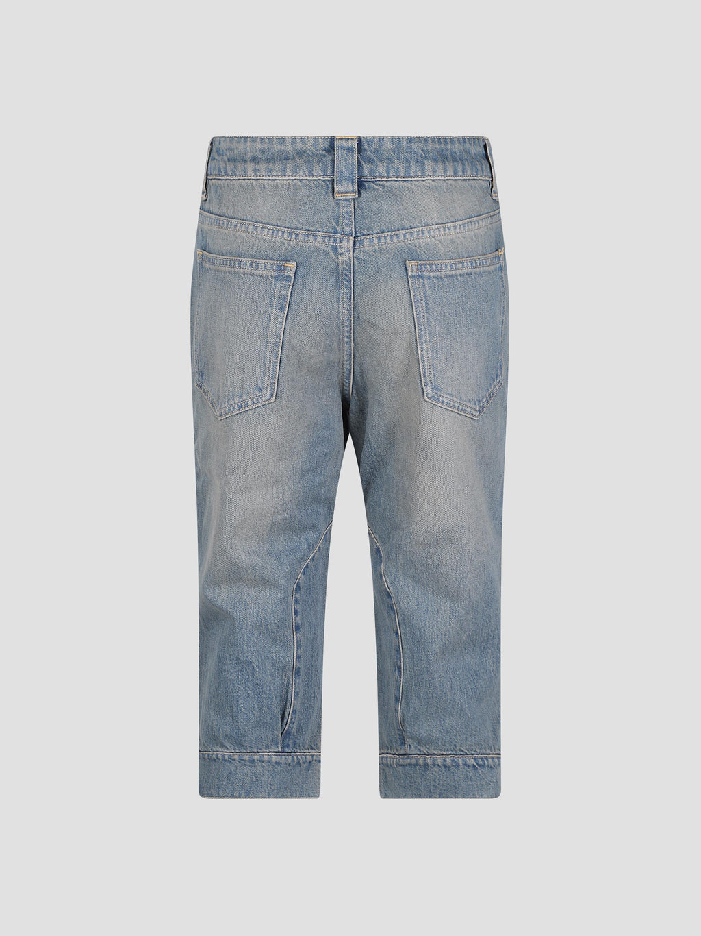 Bici washed-denim shorts