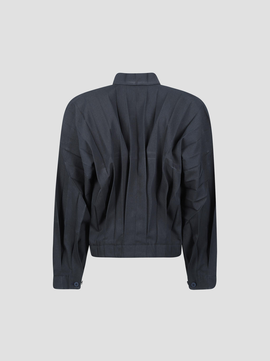Edge ensemble pleated jacket