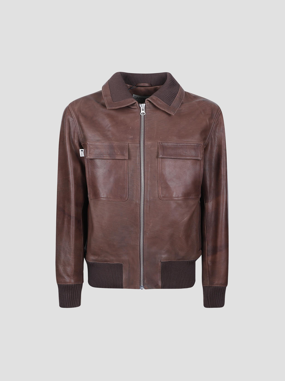 Brook leather bomber jacket