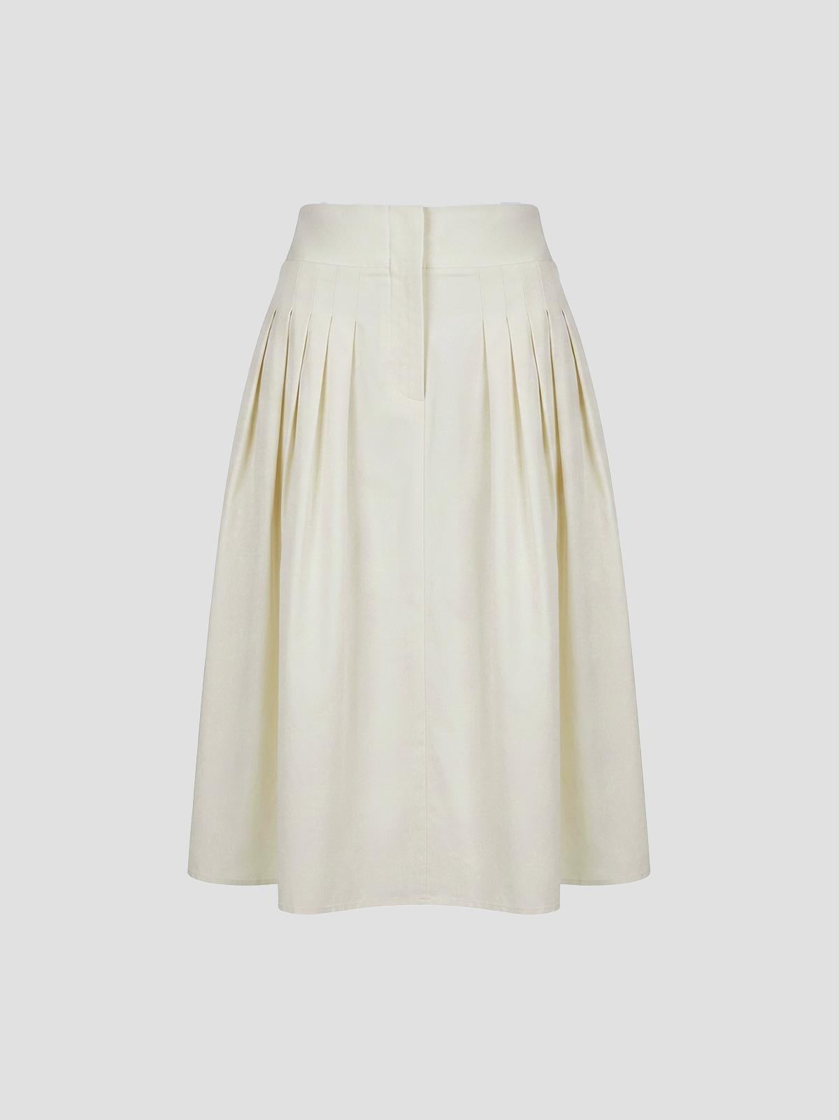 Gathered skirt