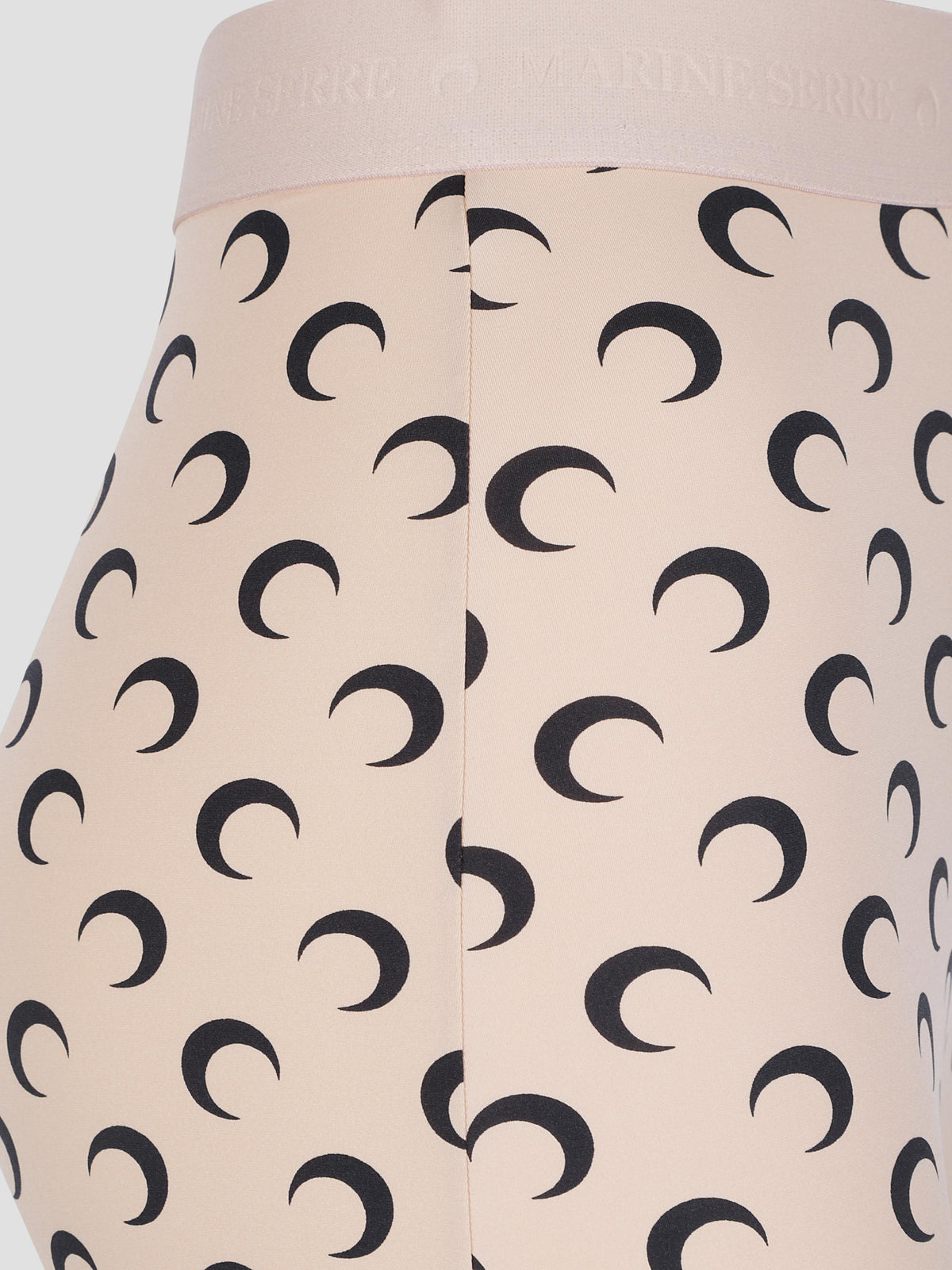 Moon printed biker shorts