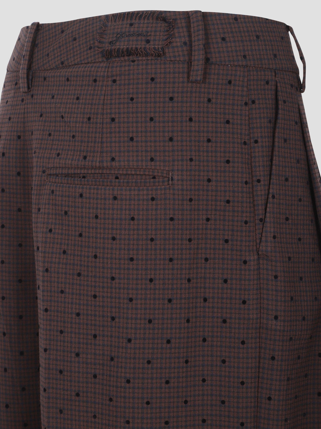 9913 flock check suiting pants