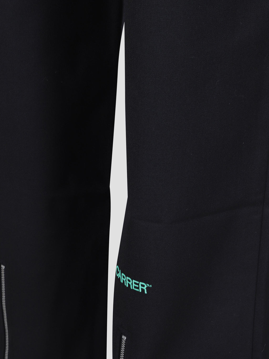 Bond zip-hem wool trousers
