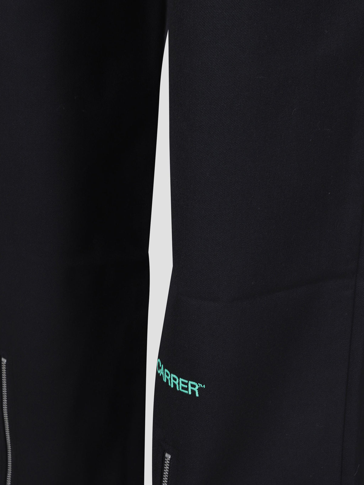 Bond zip-hem wool trousers