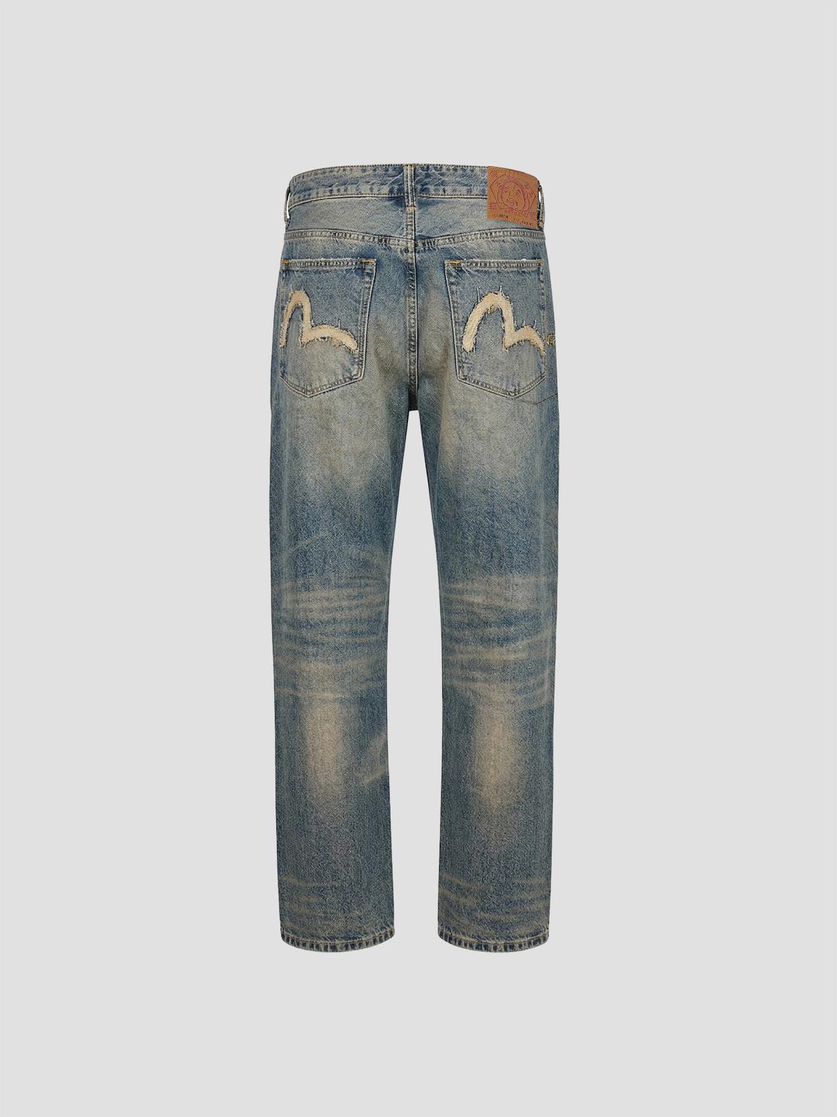 Ht 7 pocket abstract washing jeans