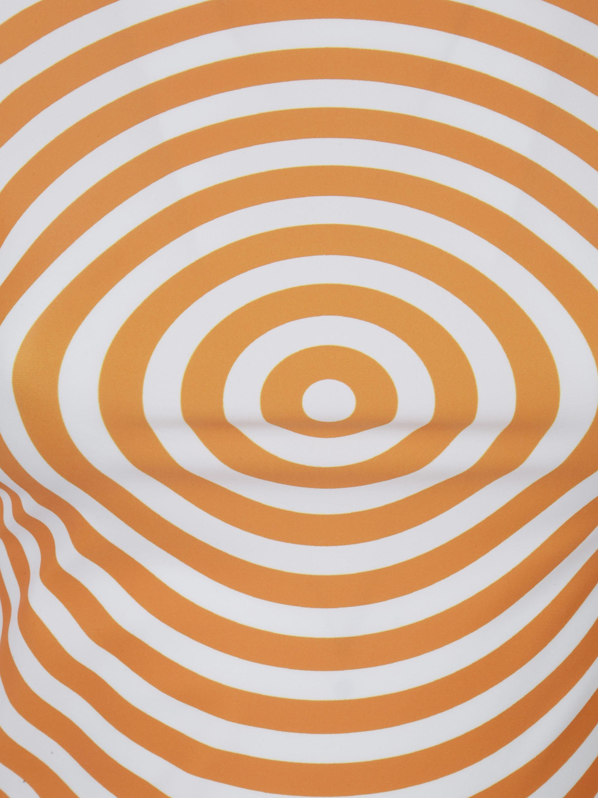 Jersey lycra crewneck top printed "target"