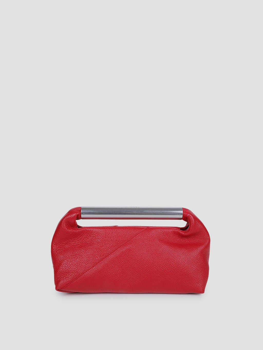Japanese jewel handle compact leather bag