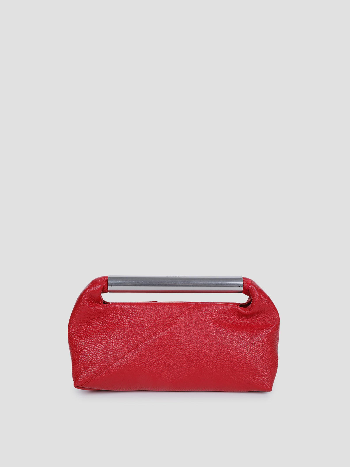 Japanese jewel handle compact leather bag