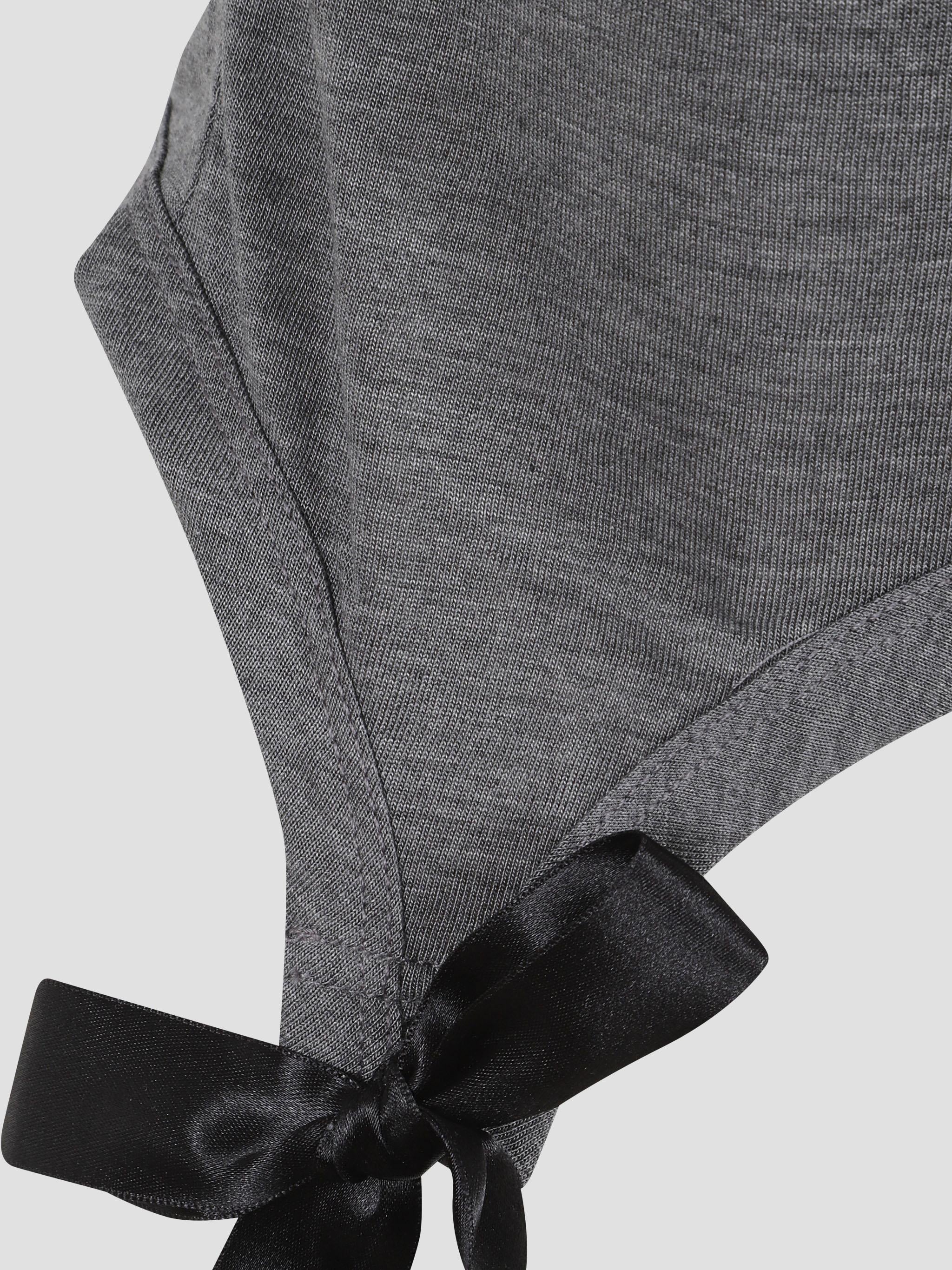 Easy short sleeve t-shirt w/ bow tails