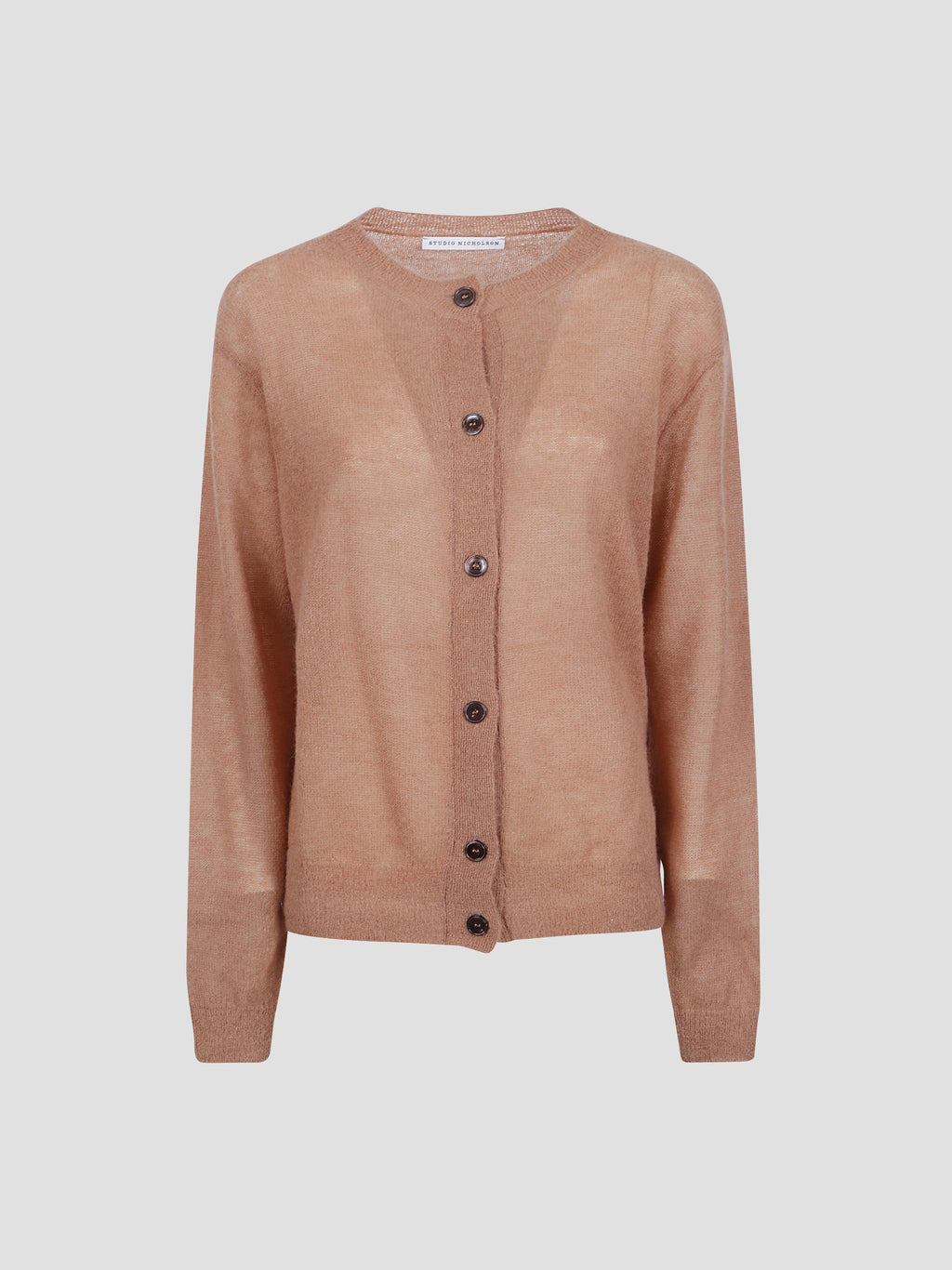 Callen brushed mohair cardigan