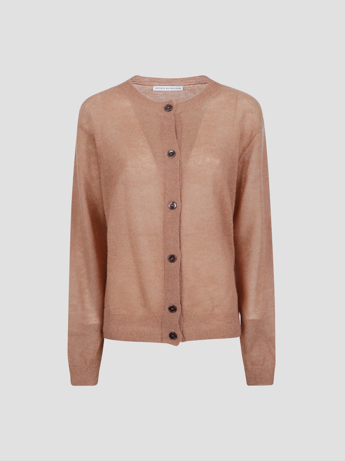 Callen brushed mohair cardigan