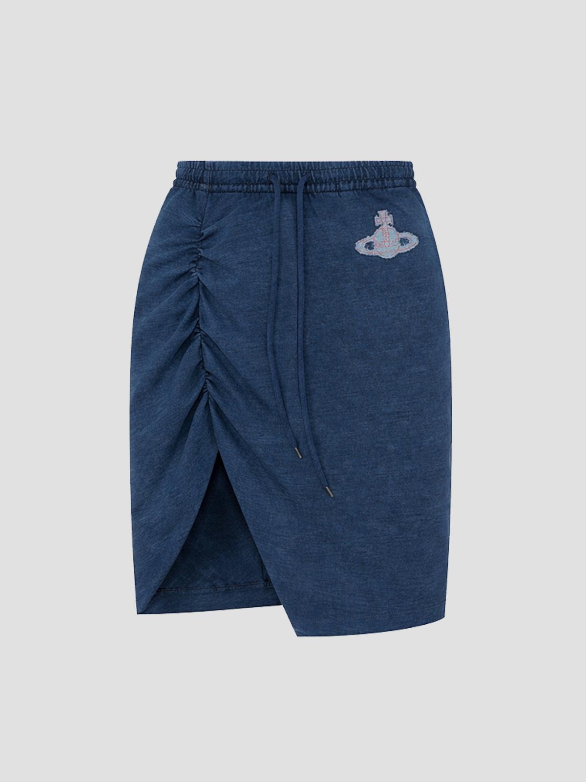 Mini side panther skirt