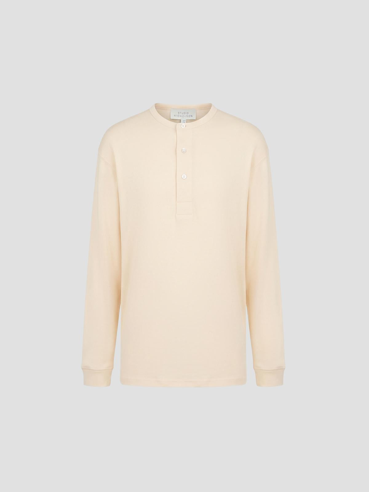 Henley long sleeve top
